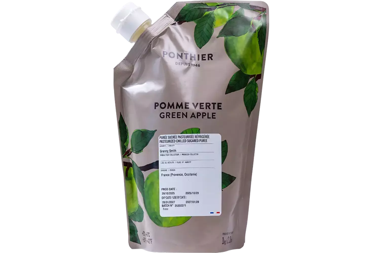 Fruitpuree appel 1kg stuk 1